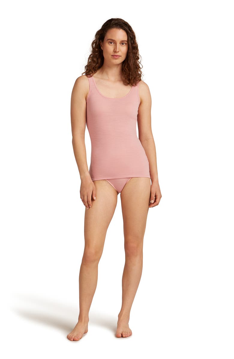 Icebreaker Siren Merino Wool Blend Tank, Alternate, color, Blush