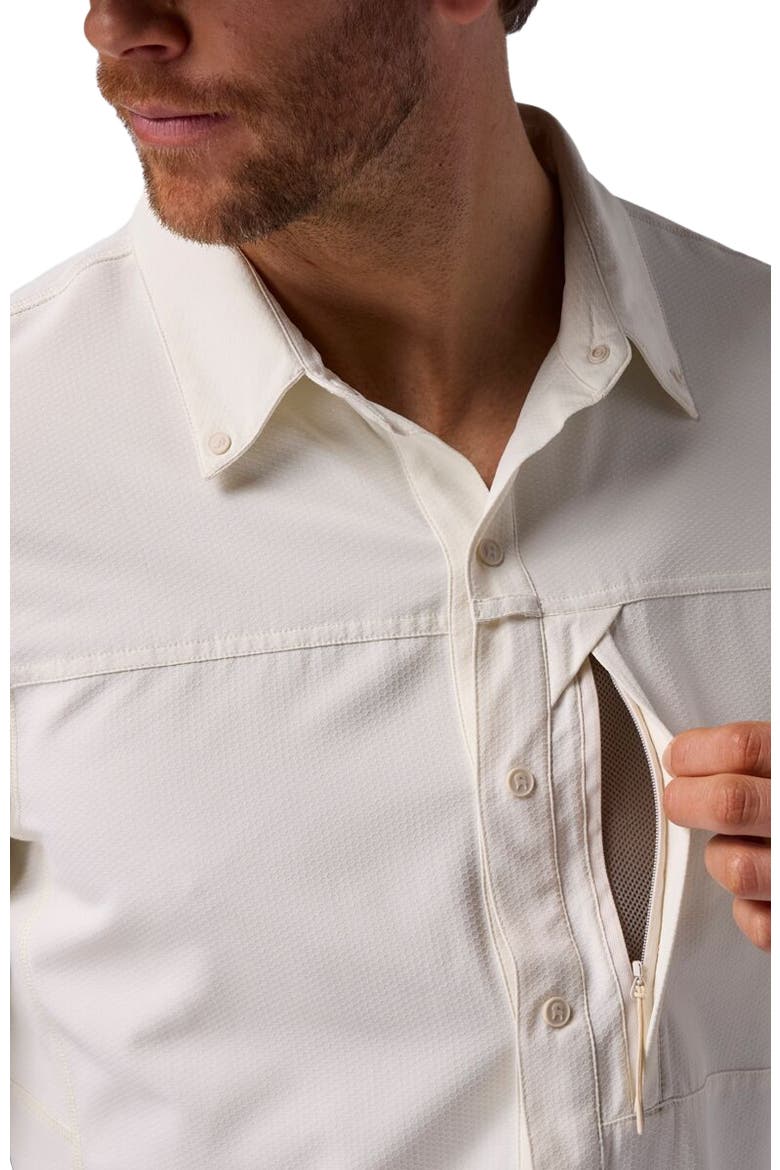 Tahoe Woven Convertible Snap-Up Shirt - Men's, Alternate, color, Egret