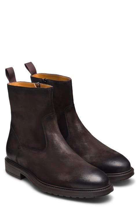 Atlas Leather Zip Boot