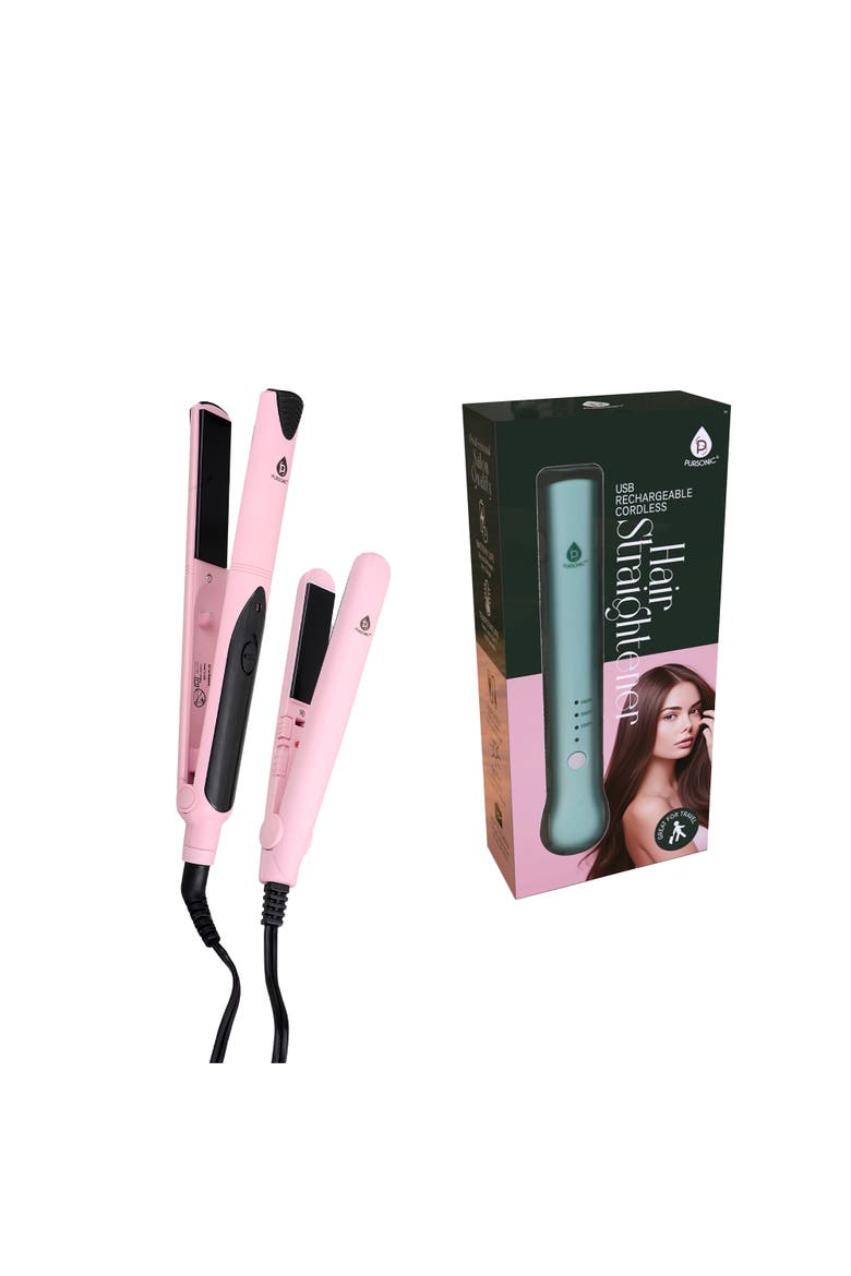 Complete Set USB Rechargeable & Flat Iron Duo, Main, color, Multicolor