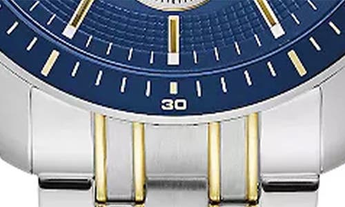 Bulova Three Hand Quartz Bracelet Watch, 44mm In Metallic