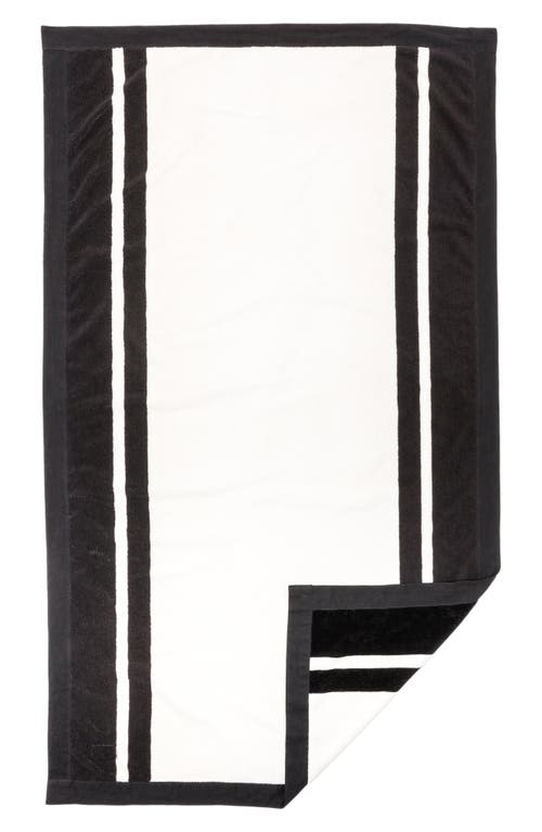 Business & Pleasure Business And Pleasure Co Coco Republic Beach Towel In Black White