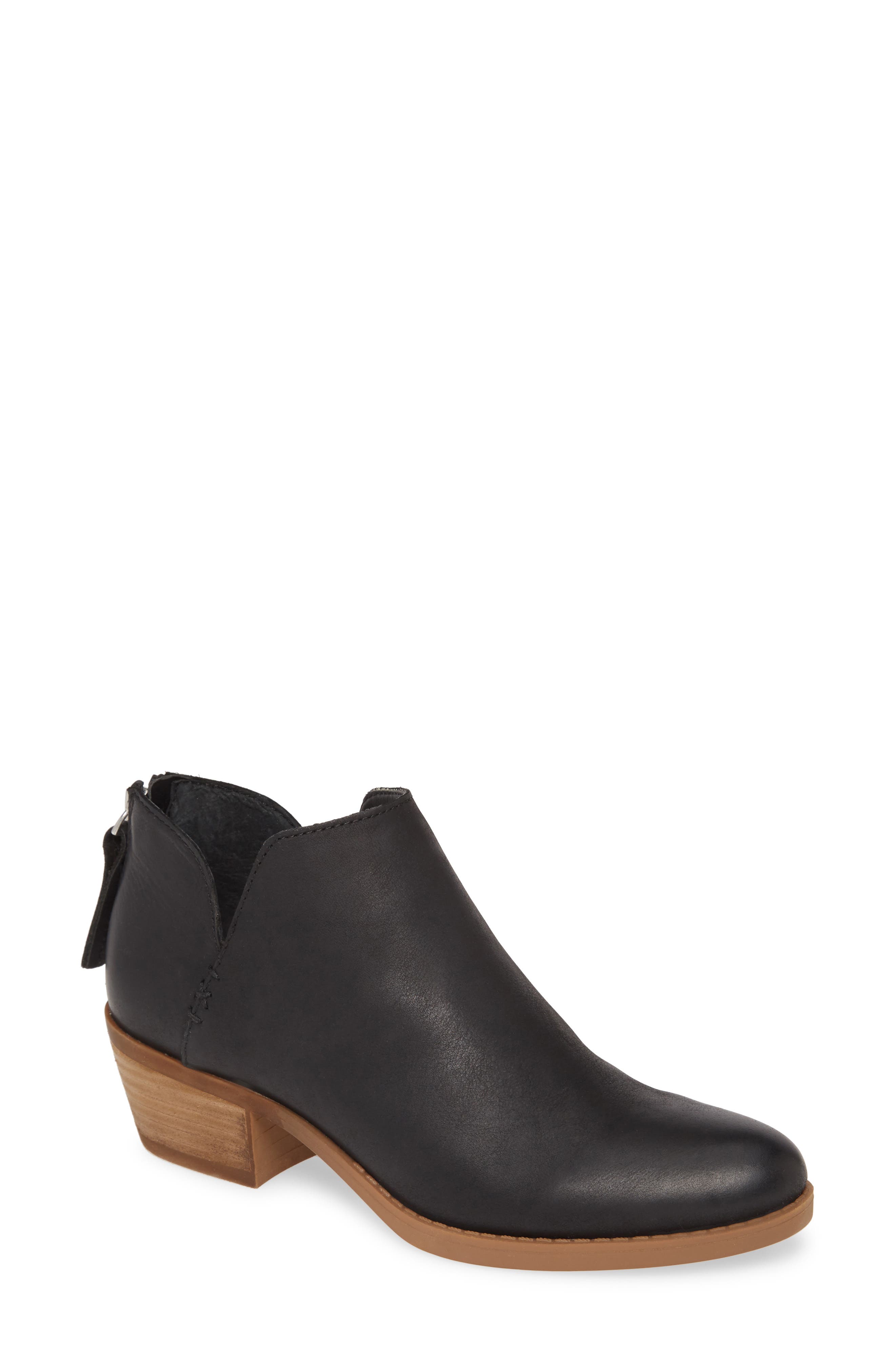 BP Tae Bootie, Main, color, BLACK LEATHER