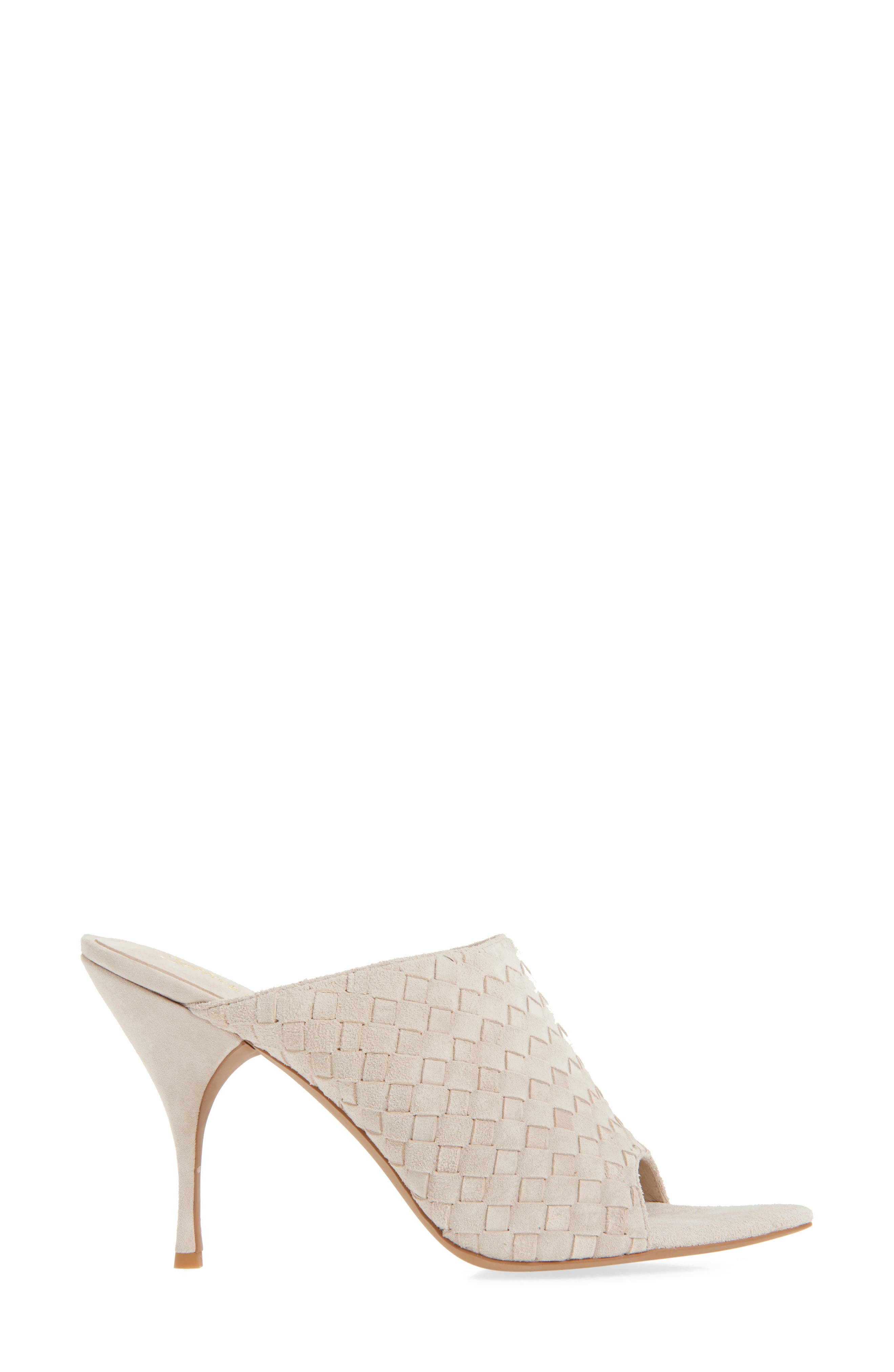 Bonsoir Slide Sandal, Alternate, color, BONE SUEDE