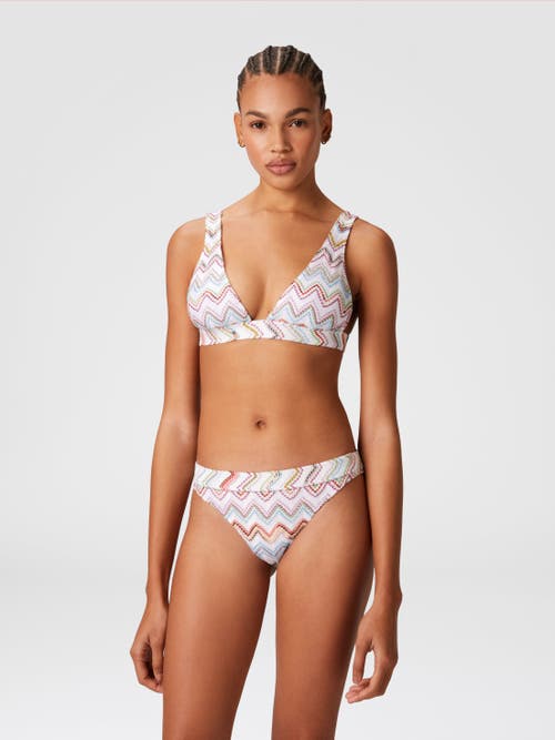 Missoni Zigzag-pattern Bikini In Multicoloured