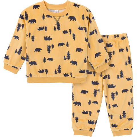 Fleece Pajama Top & Pant Set (Toddler)