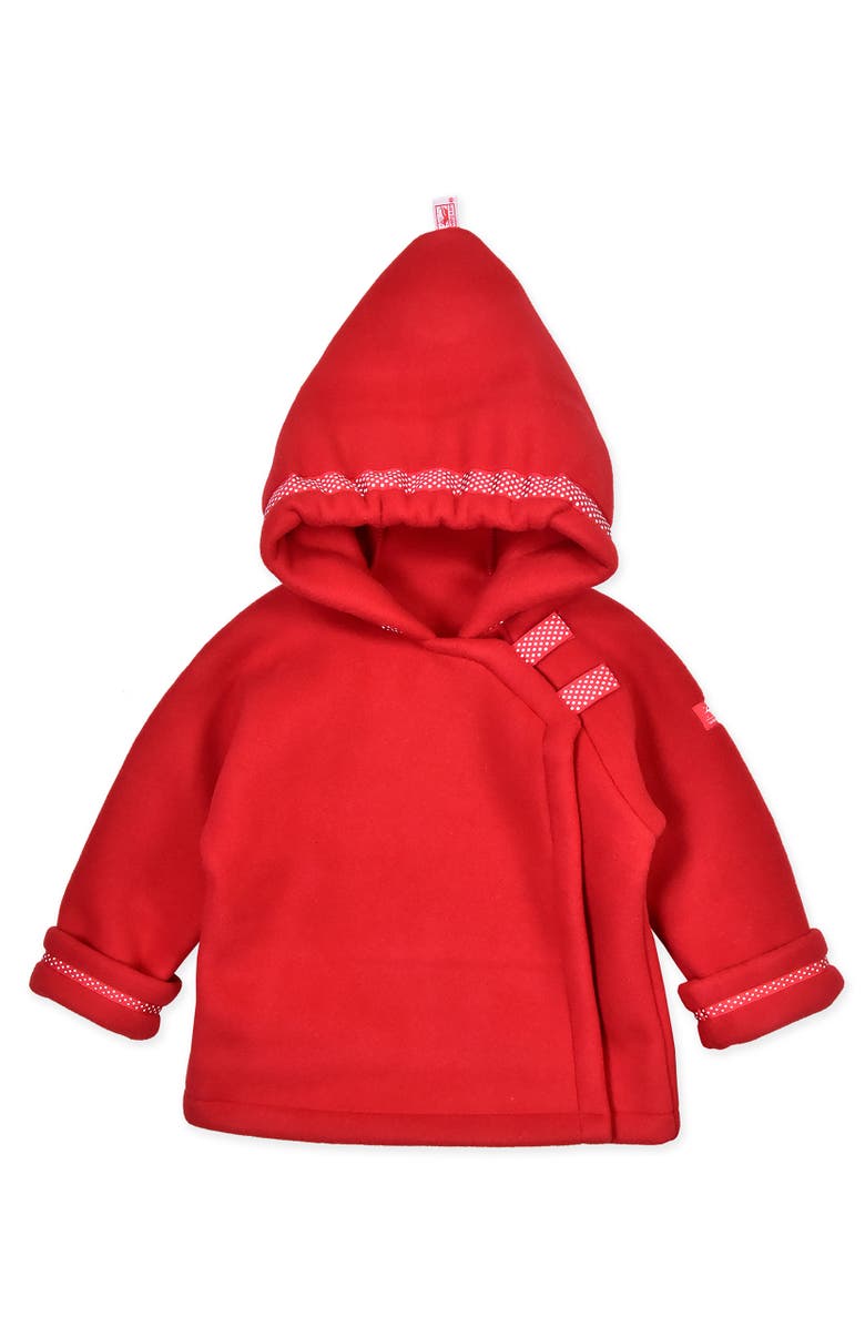 Widgeon Warmplus Favorite Water Repellent Polartec<sup>®</sup> Fleece Dot Ribbon Jacket, Main, color, Red