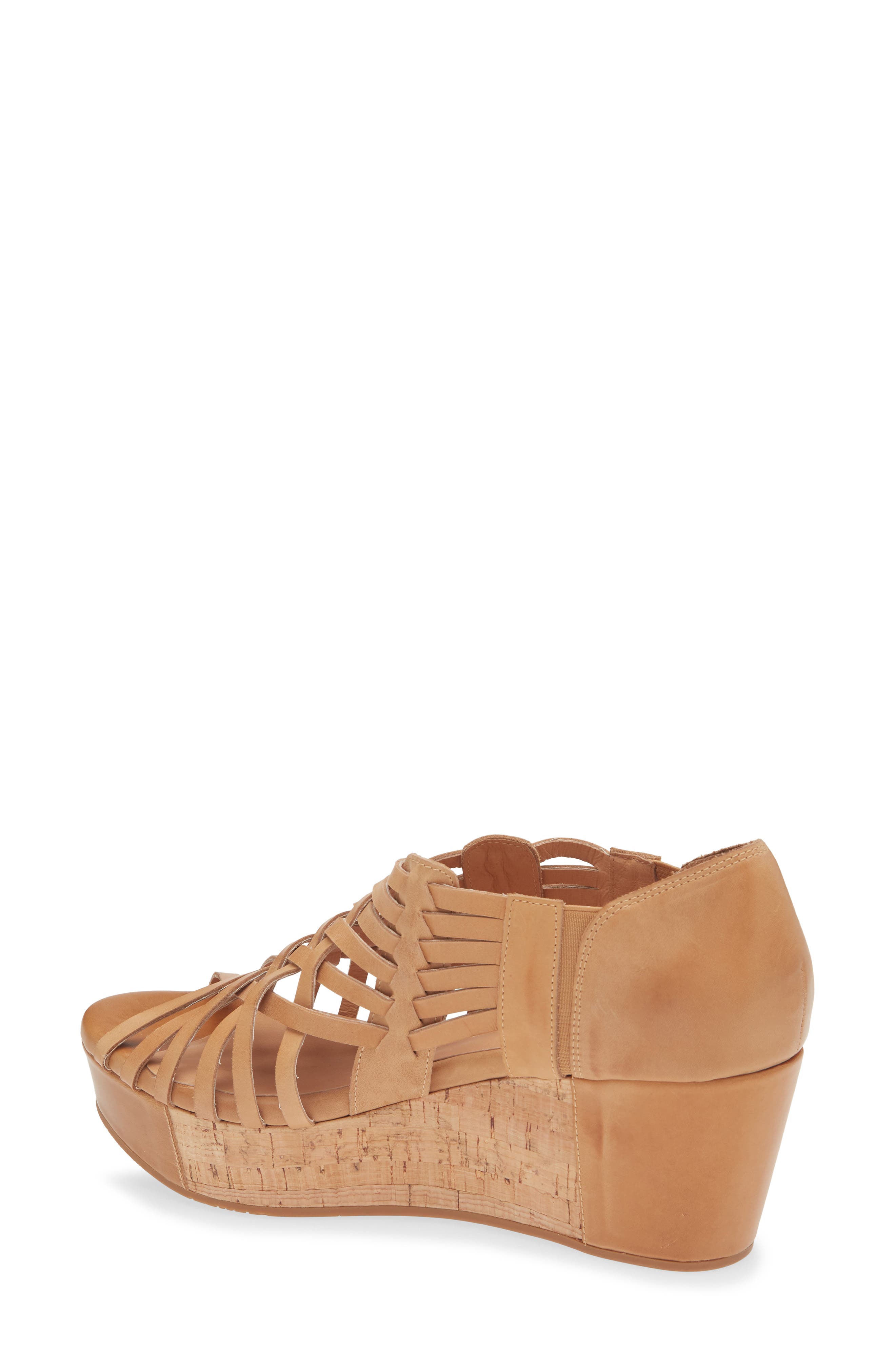 Chocolat Blu Winix Strappy Platform Wedge Sandal, Alternate, color, Camel Leather