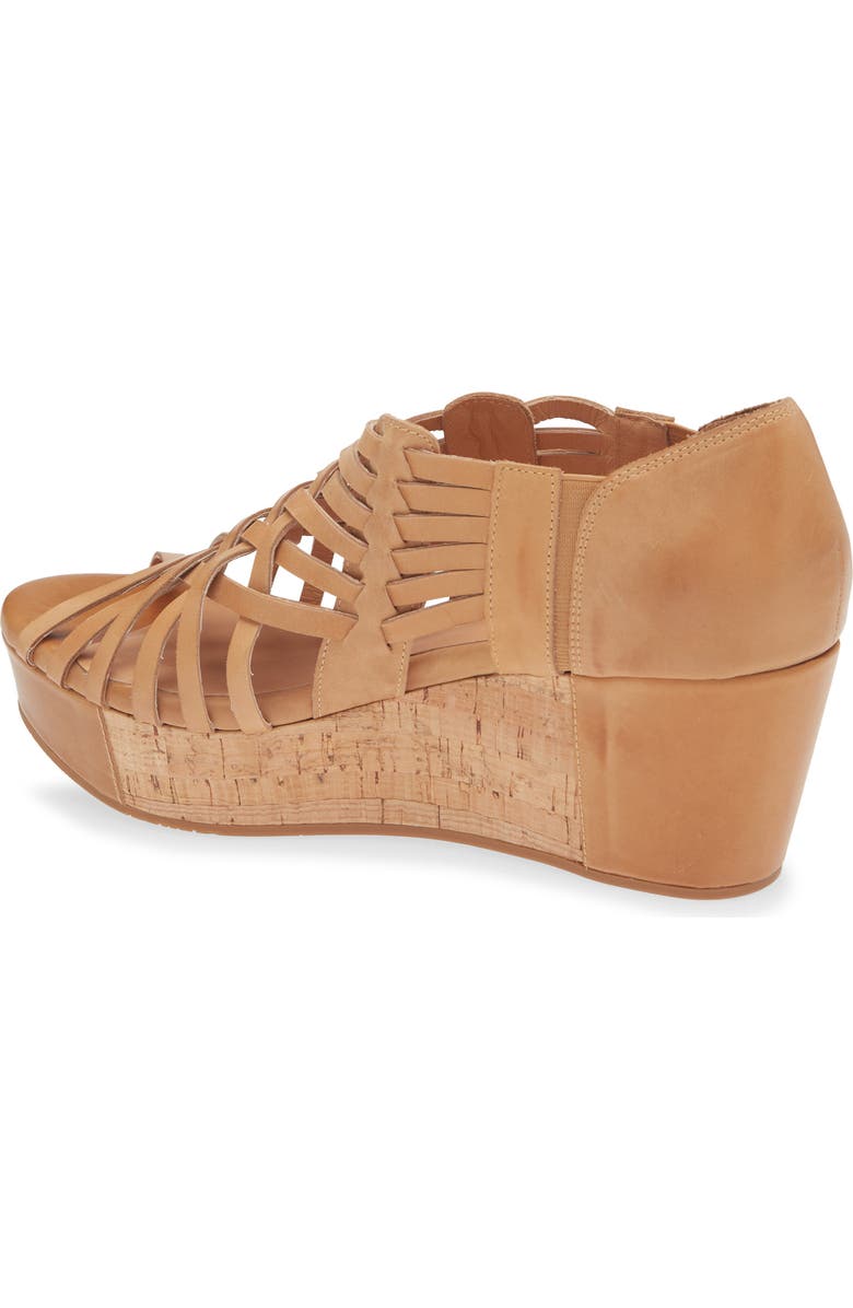 Chocolat Blu Winix Strappy Platform Wedge Sandal, Alternate, color, Camel Leather