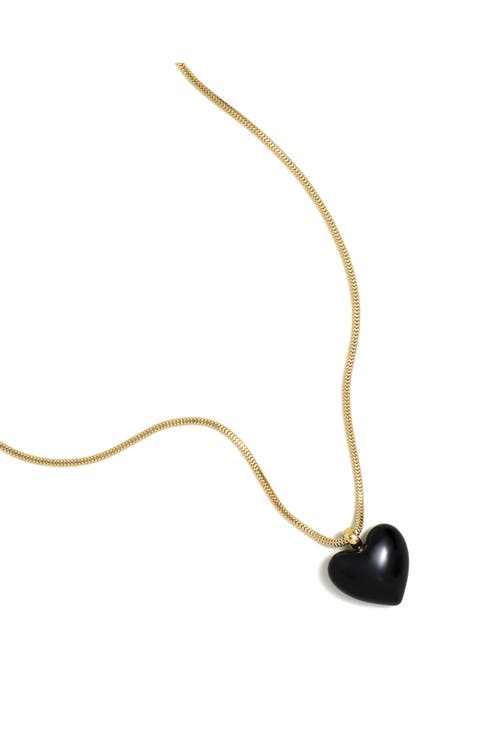 Puffy Heart Pendant Necklace