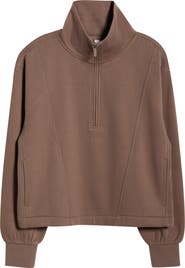 Zella Ultracozy Fleece Half Zip Pullover