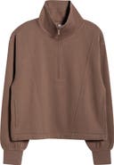Zella Ultracozy Fleece Half Zip Pullover