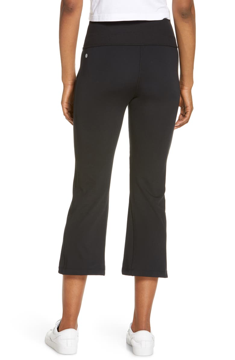 Zella Studio Lite Pocket Kick Flare Crop Pocket Leggings, Alternate, color, 