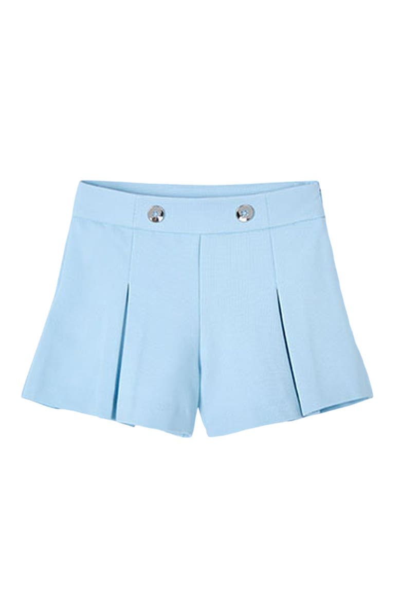 Mayoral Button Shorts, Main, color, Blue