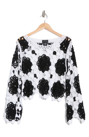FORGOTTEN GRACE FORGOTTEN GRACE CROCHET LACE TOP
