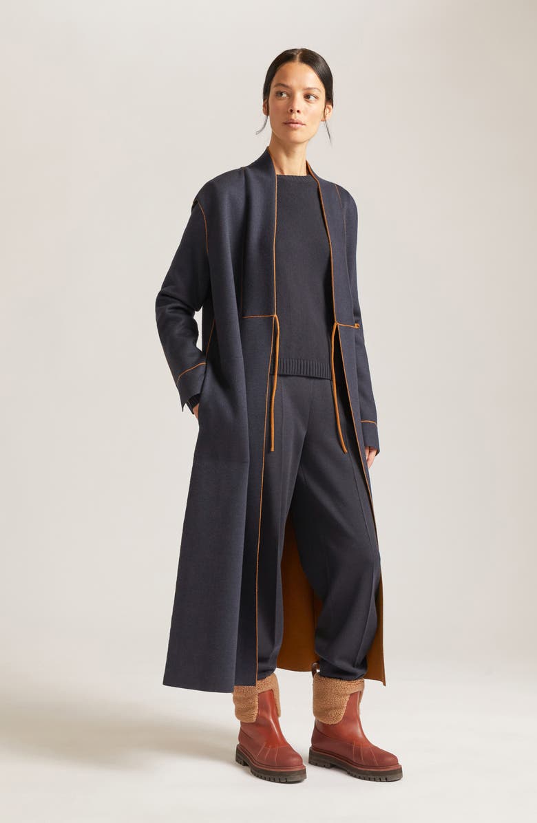 Loro Piana Parksville Crewneck Baby Cashmere Sweater, Alternate, color, 