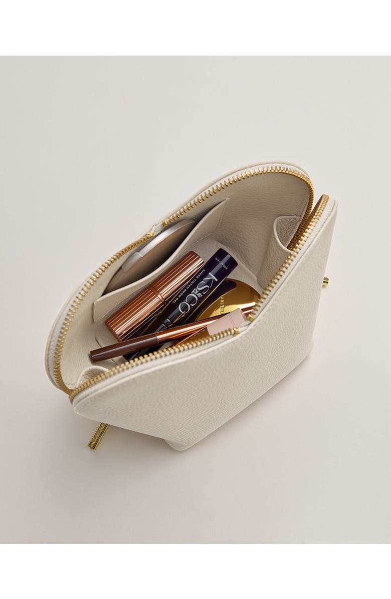 Cuyana Mini Heart Case, Alternate, color, Ecru