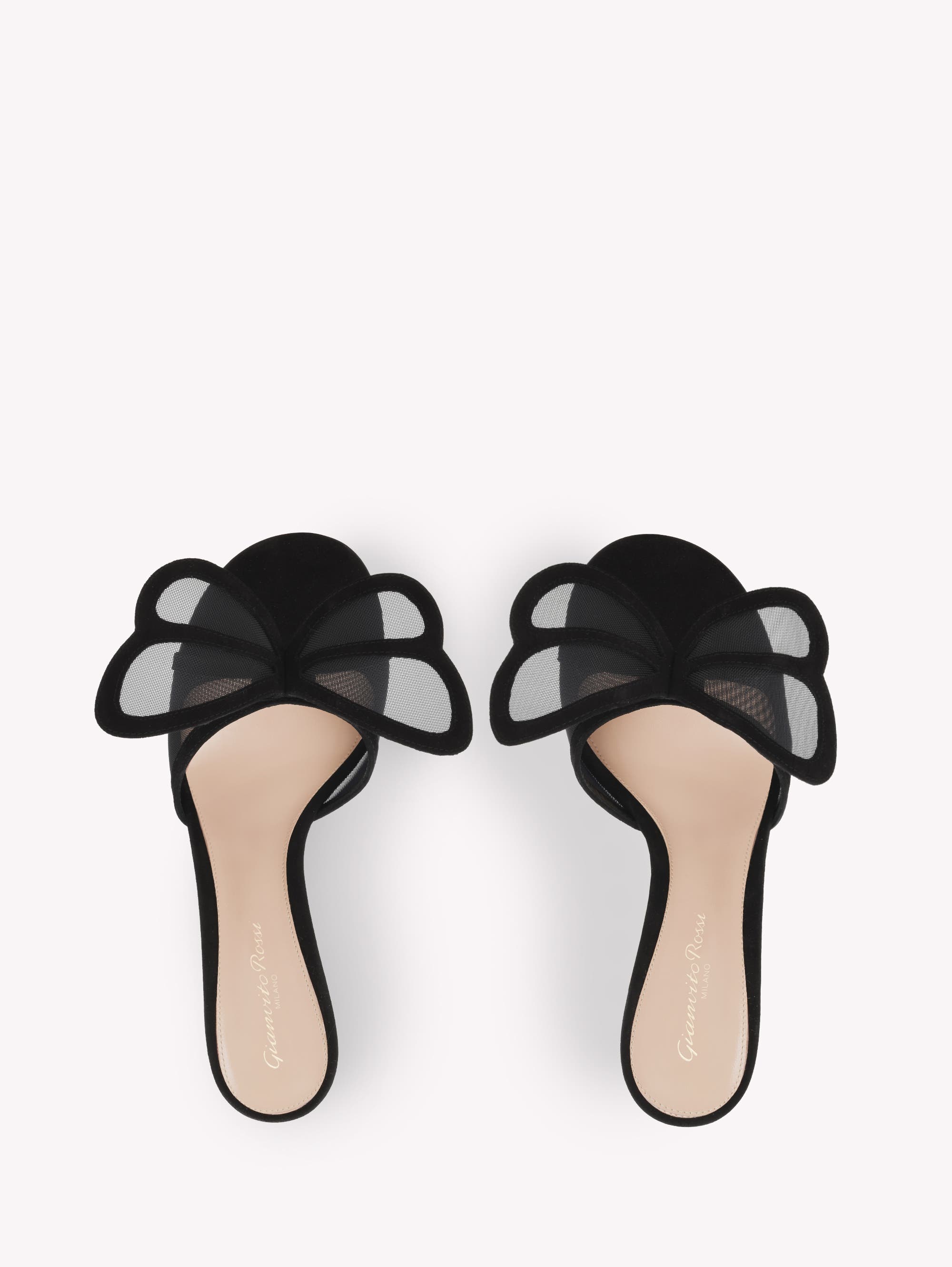 Gianvito Rossi Ilia Mules, Alternate, color, Black