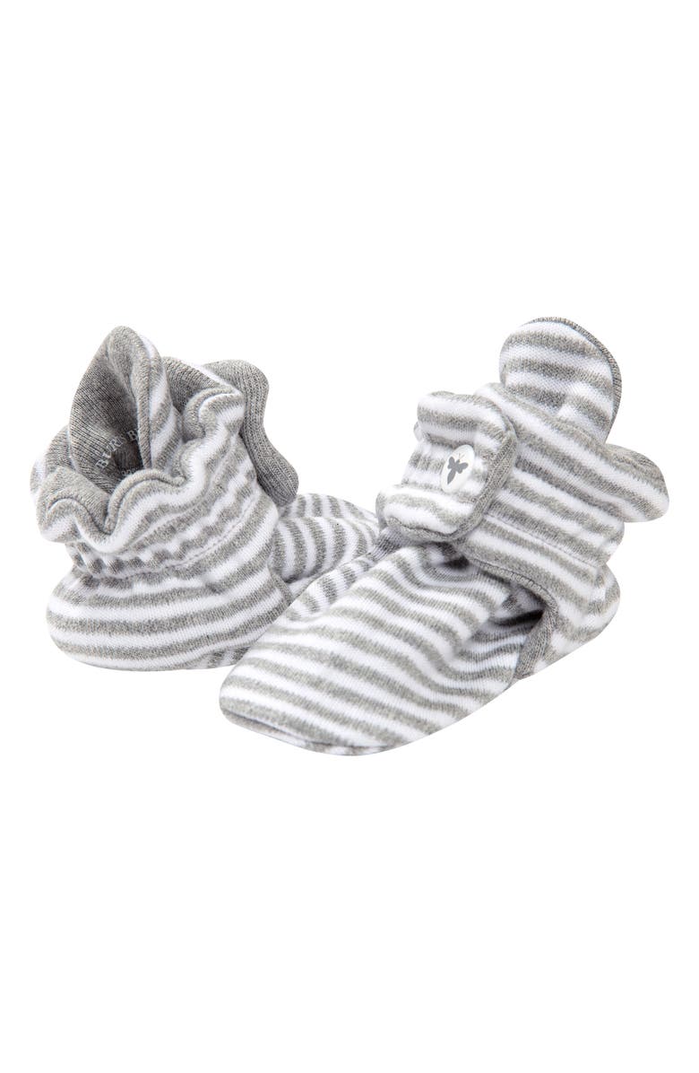 Burt's Bees Classic Stripe Organic Cotton Bootie, Main, color, 