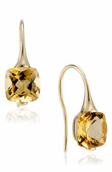 House of Frosted Stone Drop Earrings