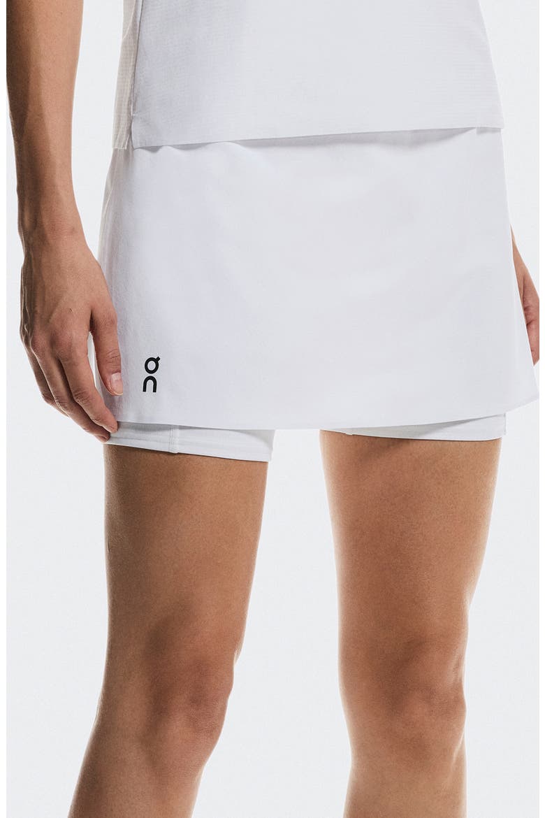 Court Split Skirt, Alternate, color, WHITE