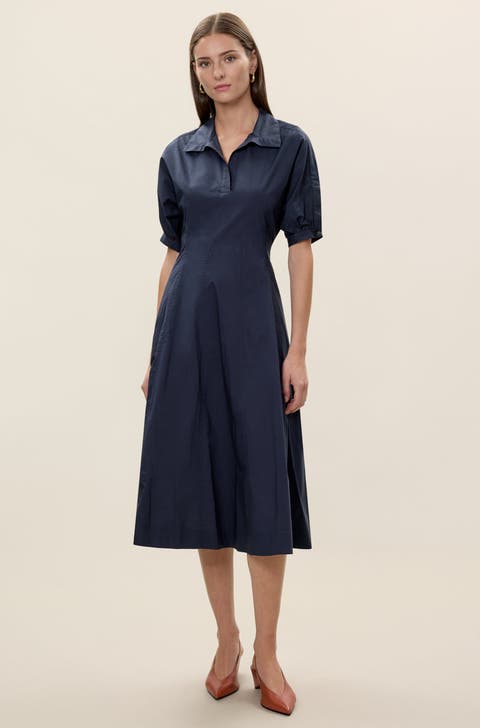 Aisley Poplin Dress