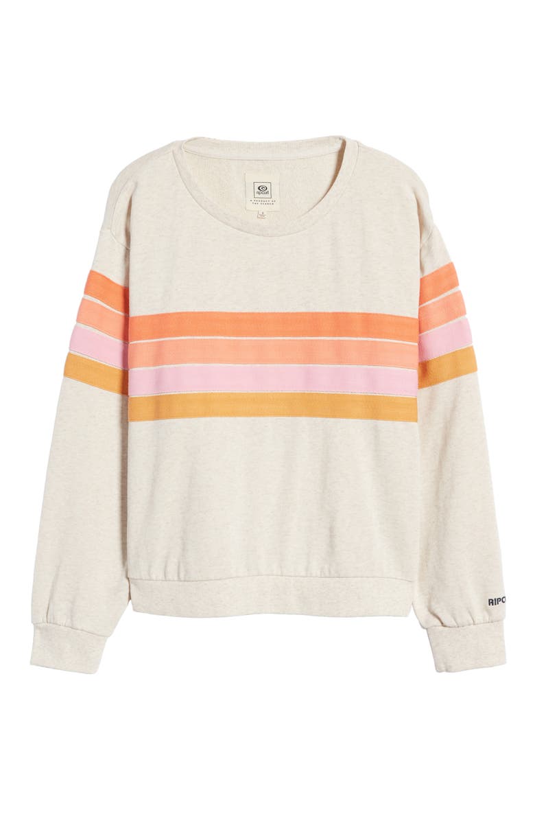 Rip Curl Day Break Crewneck Cotton Sweatshirt, Alternate, color, 