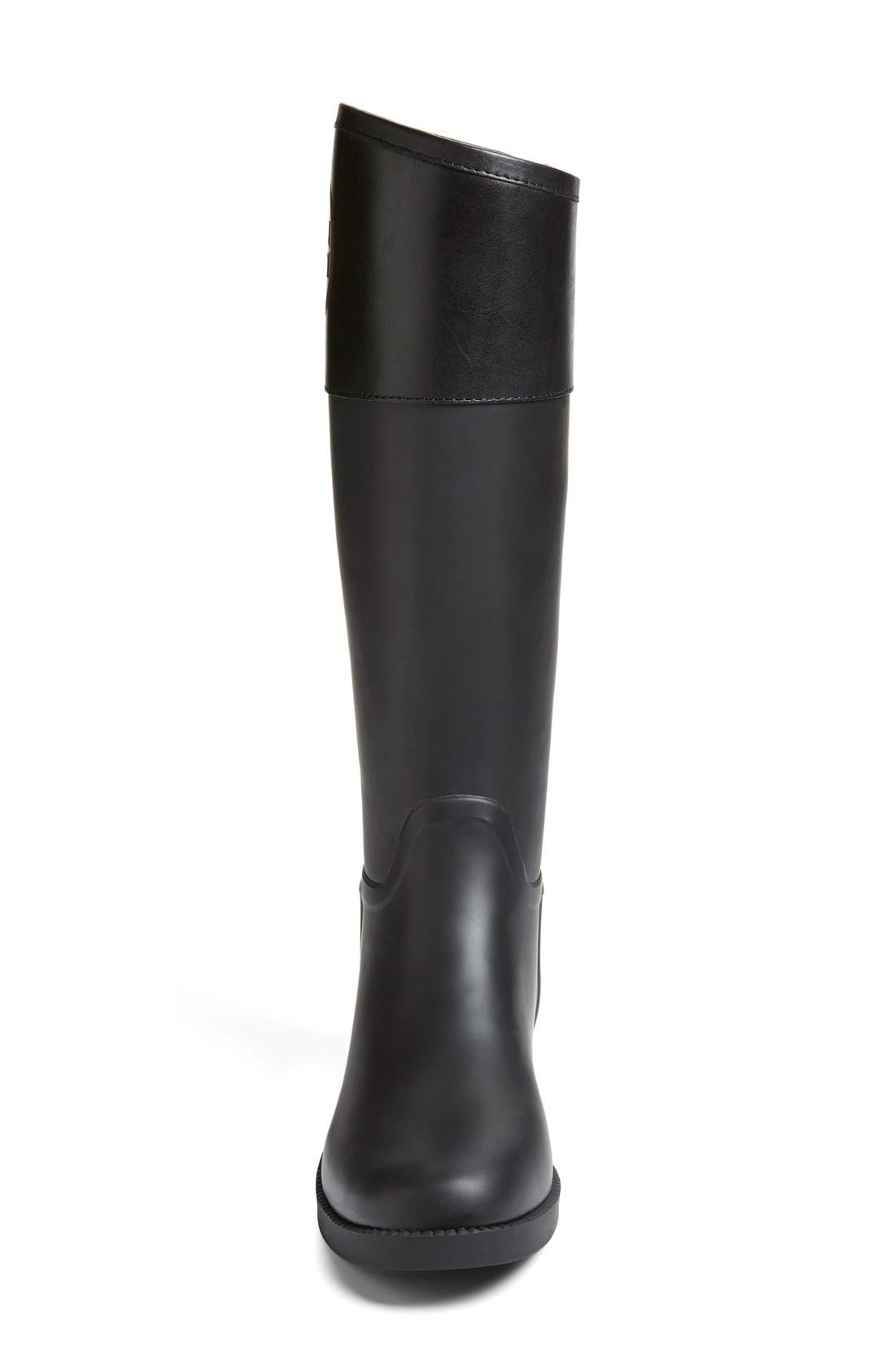 Tory Burch 'Classic' Rain Boot, Alternate, color, 