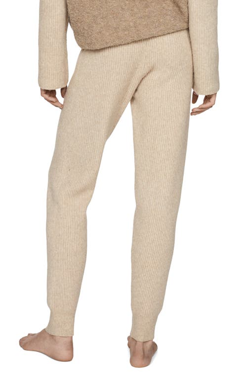 MANGO MANGO KNIT JOGGERS