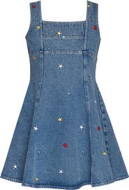 Hannah Banana Kids' Embroidered Fit & Flare Dress
