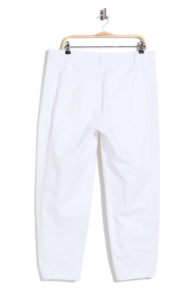 Ankle Lantern Leg Jeans, Alternate, color, WHITE
