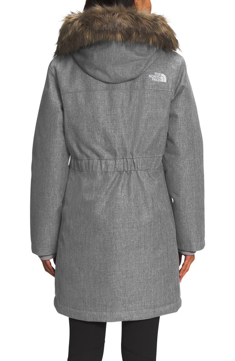 The North Face Arctic Waterproof 600-Fill-Power Down Parka with Faux Fur Trim, Alternate, color,