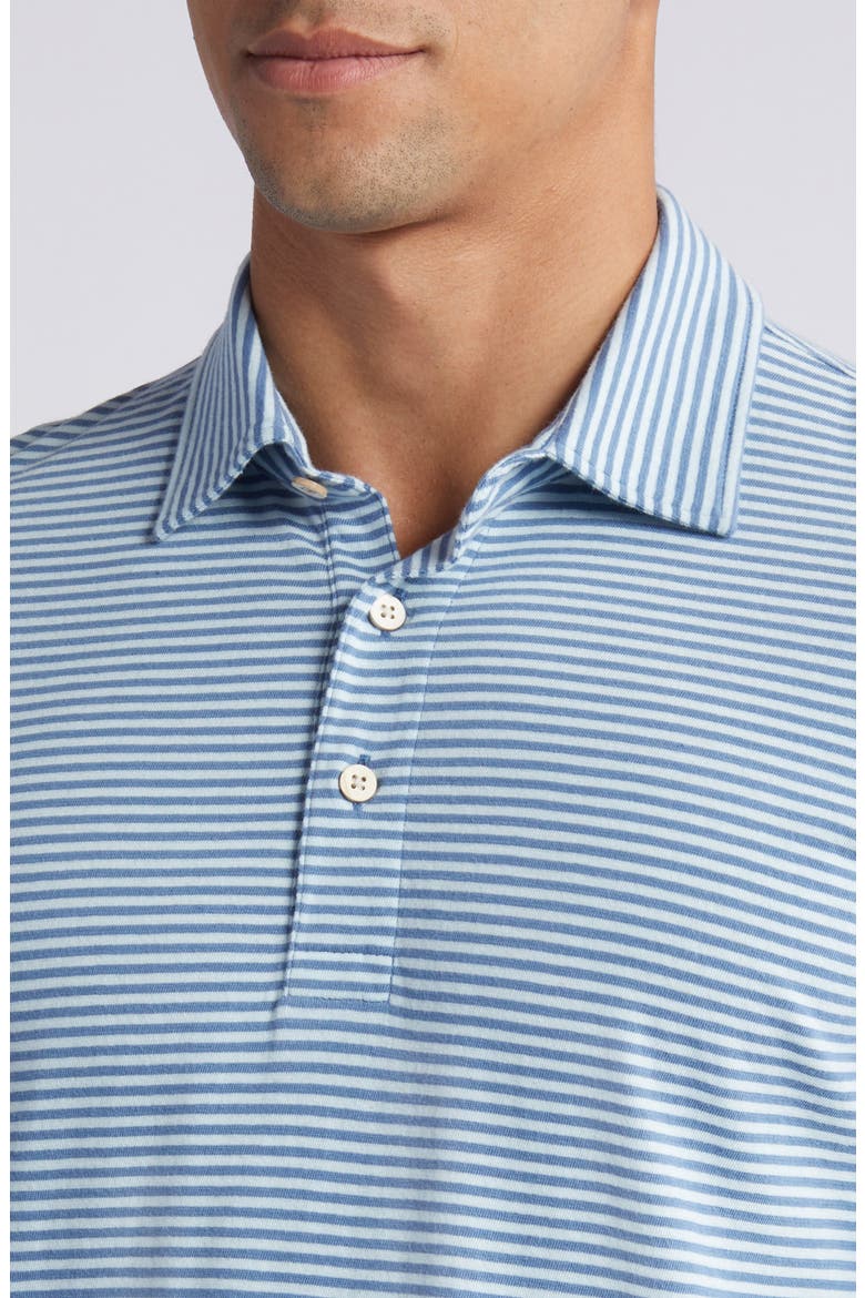 Retreat Stripe Polo, Alternate, color, AQUA SPRINGS STRIPE