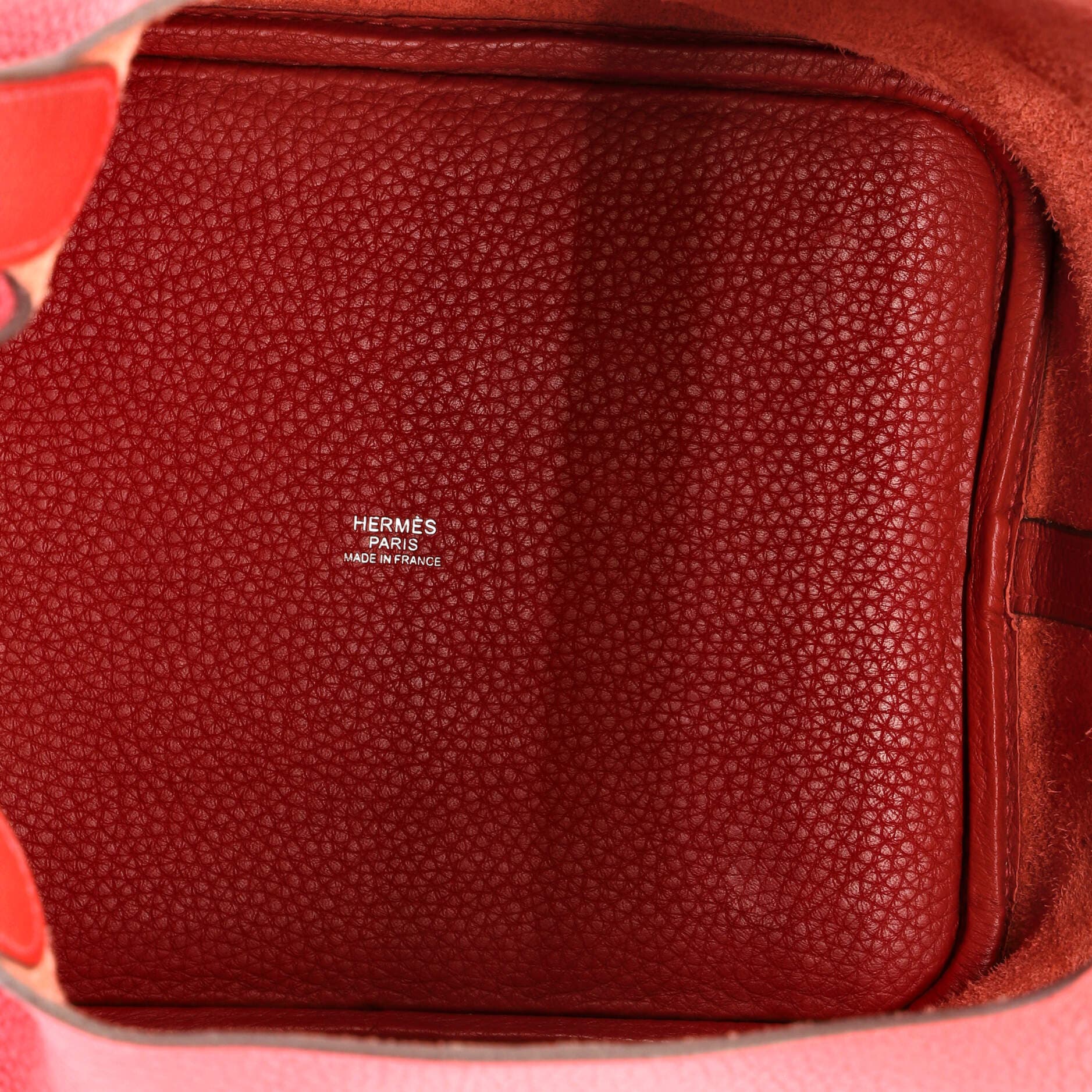 Pre-Owned Hermes Picotin Lock Bag Clemence MM, Alternate, color, Rouge Vif