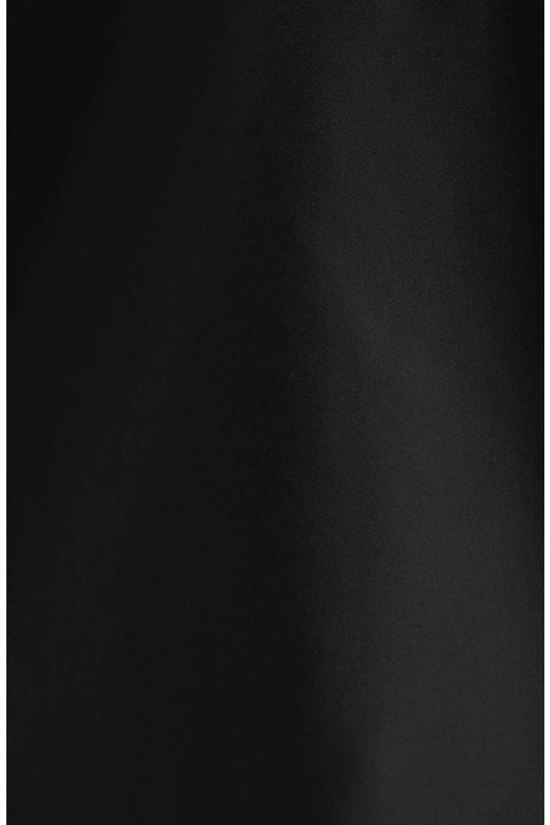 Nylon Twill Hooded Windbreaker, Alternate, color, BLACK