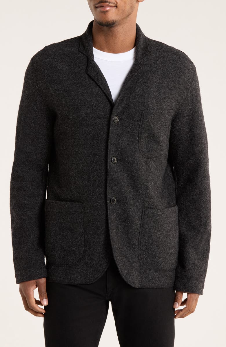 BUCK MASON Felted Wool Chore Coat, Main, color, 