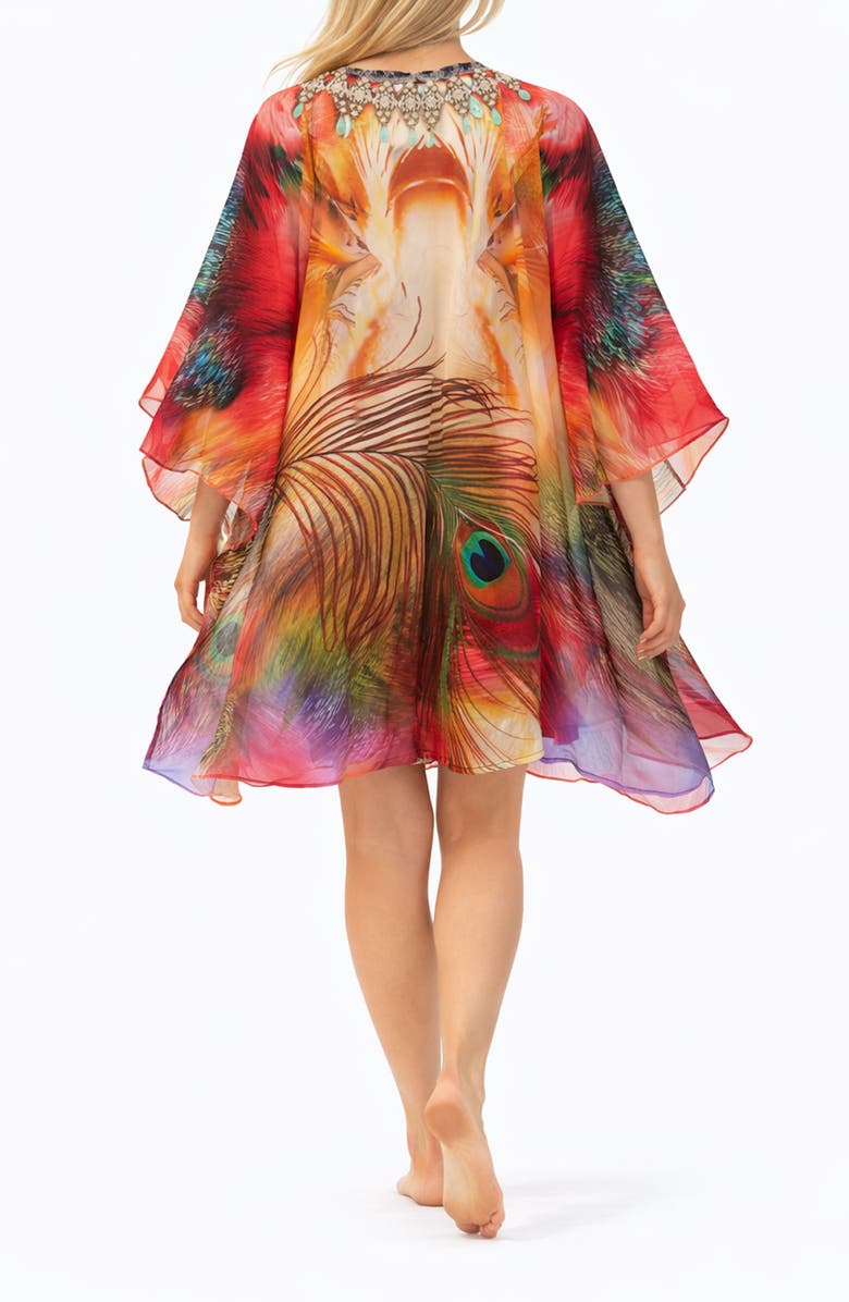 RANEES Flowy Duster, Alternate, color, Rust