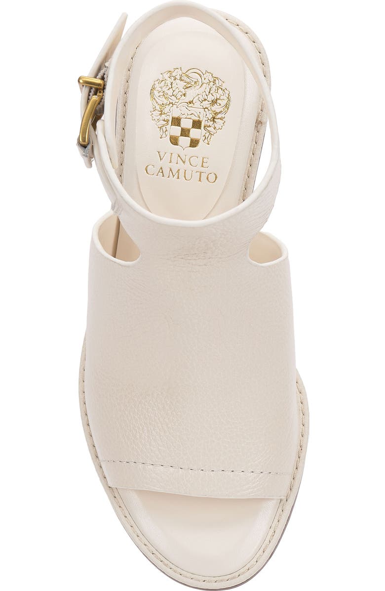 Vince Camuto Faelan Peep Toe Sandal, Alternate, color, Coconut Cream