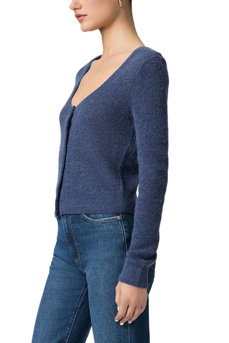 Fortuna Crop Cardigan, Alternate, color, PALE SAPPHIRE