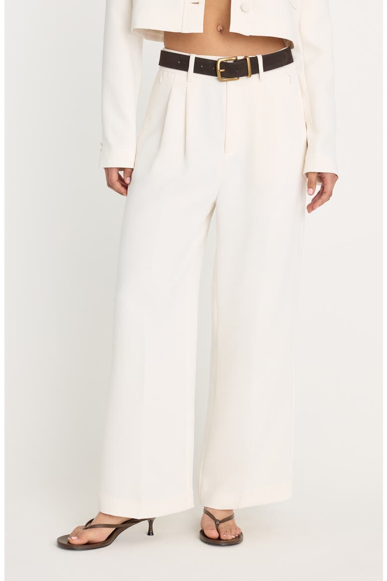 Luxe High Waist Ankle Wide Leg Trousers, Main, color, SOFT SHELL