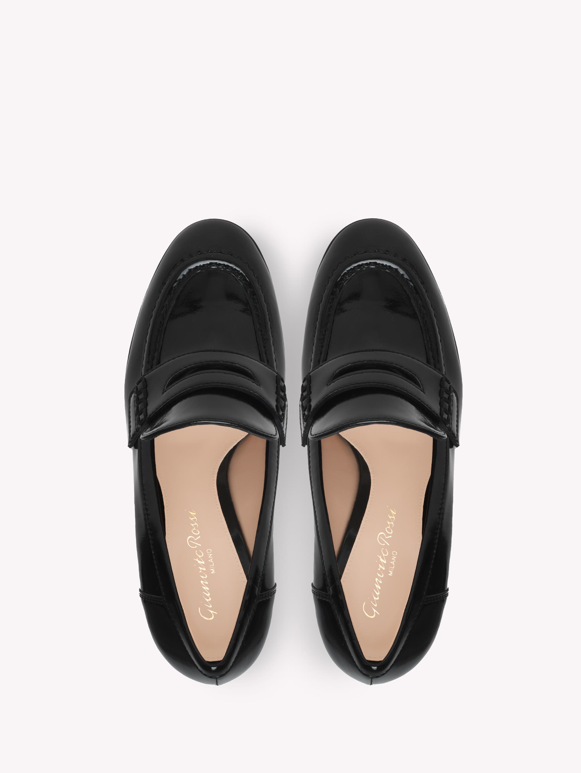 Gianvito Rossi Hadden Mocassin, Alternate, color, Black Lamb Leather