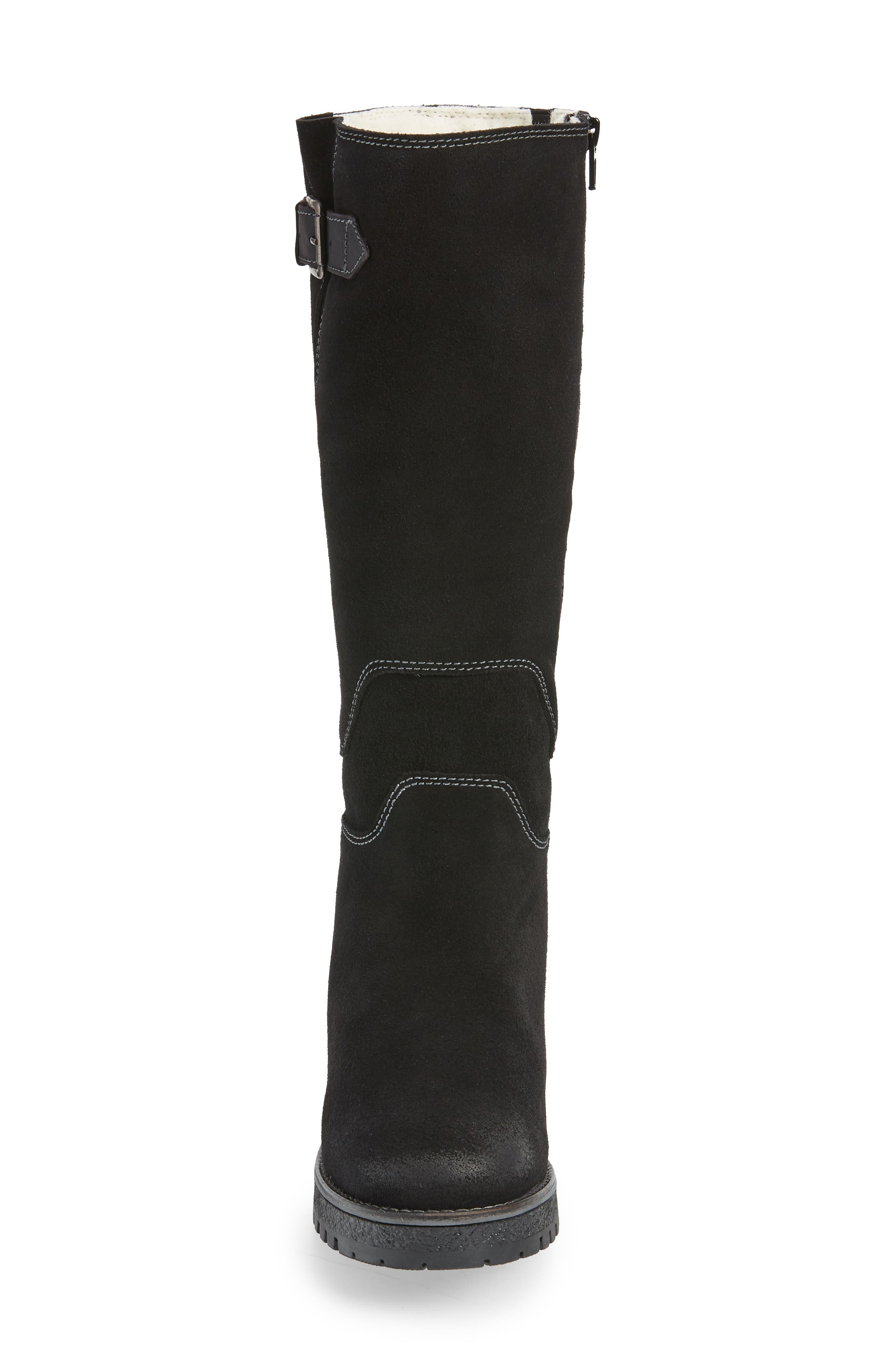 Bos. & Co. Martial Wool Lined Waterproof Suede Tall Boot, Alternate, color, 