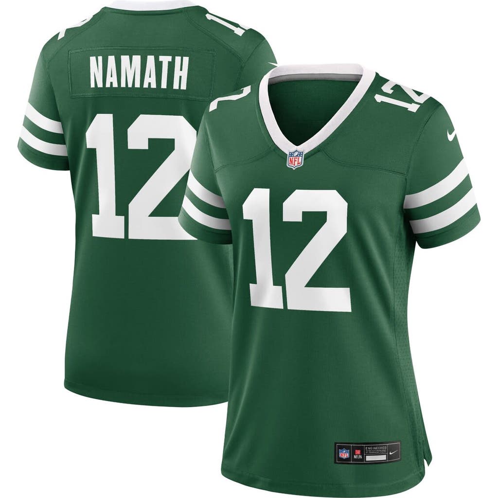 Nike Joe Namath Legacy Green New York Jets Retired Player Game Jersey In Green