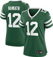 Nike Women's Nike Joe Namath Legacy Green New York Jets Retired Player Game Jersey