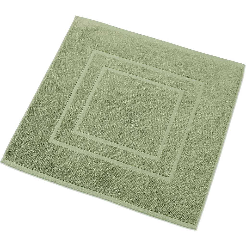 Christy Brixton Textured Soft Cotton Bath Mat In Green