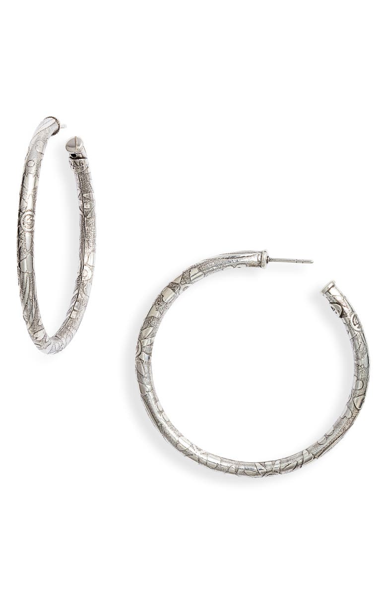 Gas Bijoux Small Maori Hoop Earrings, Main, color, 