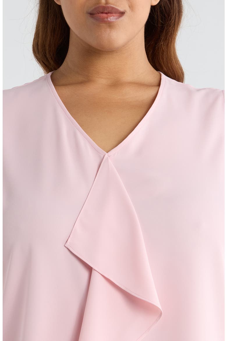 Cascade Ruffle Sleeveless Top, Alternate, color, TUTU PINK