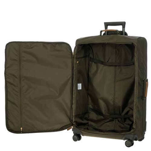 Bric's Olive X-travel Four-wheel Recycled-polyamide Cabin Suitcase 55cm In Green