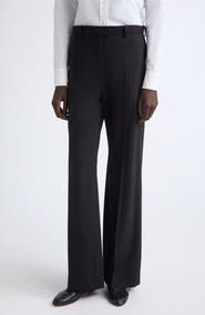 Jil Sander Low Waist Loose Fit Stretch Virgin Wool Pants