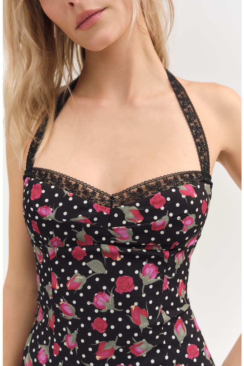 Betty Bud Minidress, Alternate, color, BLACK